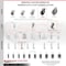 Service Caster 4 Inch Thermoplastic Wheel 3/8 Threaded Stem Caster Set with Brakes SCC, 4PK SCC-TS05S410-TPRS-SLB-381615-4 - alternate 3
